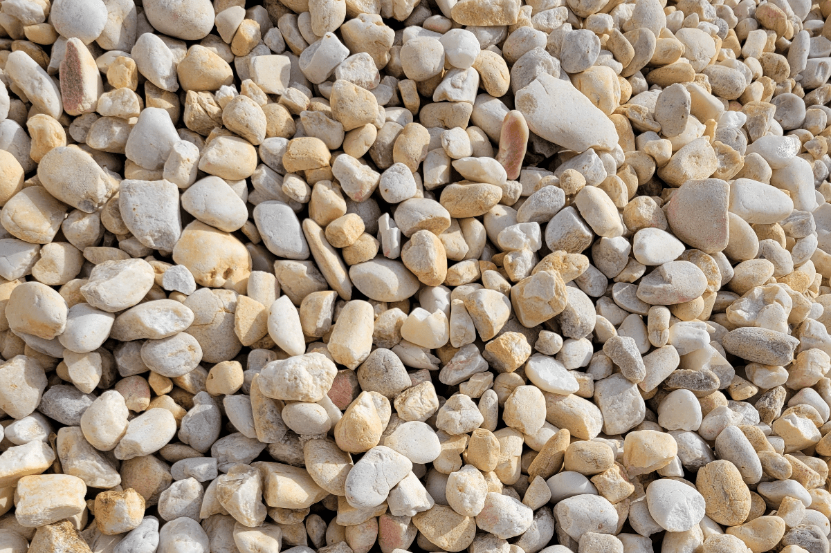 Gravel White Stone Small Carolina per ton